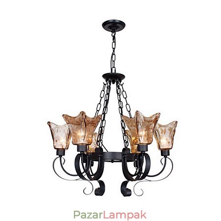 Csillár 6 Lights Glass Traditional Classic Vintage Csillár 6 Lights Glass Traditional Classic Vintage