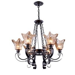 Csillár 6 Lights Glass Traditional Classic Vintage