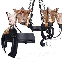 Csillár 6 Lights Glass Traditional Classic Vintage