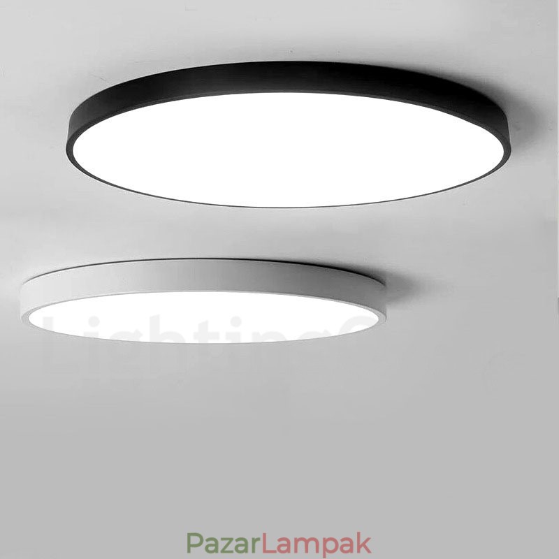 Ultravékony, szabályozható, modern, skandináv stílusú, süllyesztett mennyezeti lámpák akril ernyővel, távirányítóval fali lámpaként is használhatók