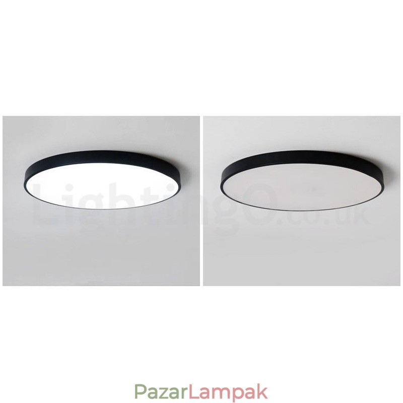 Ultravékony, szabályozható, modern, skandináv stílusú, süllyesztett mennyezeti lámpák akril ernyővel, távirányítóval fali lámpaként is használhatók