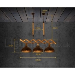 3 Fény függesztett mennyezeti lámpa