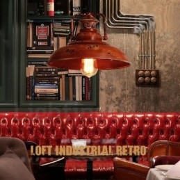 1 világos rusztikus nyaraló Retro Vintage függő fényű loft
