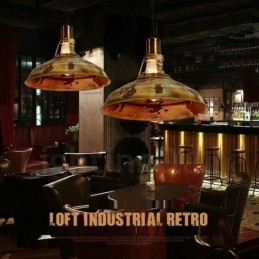 1 világos rusztikus nyaraló Retro Vintage függő fényű loft