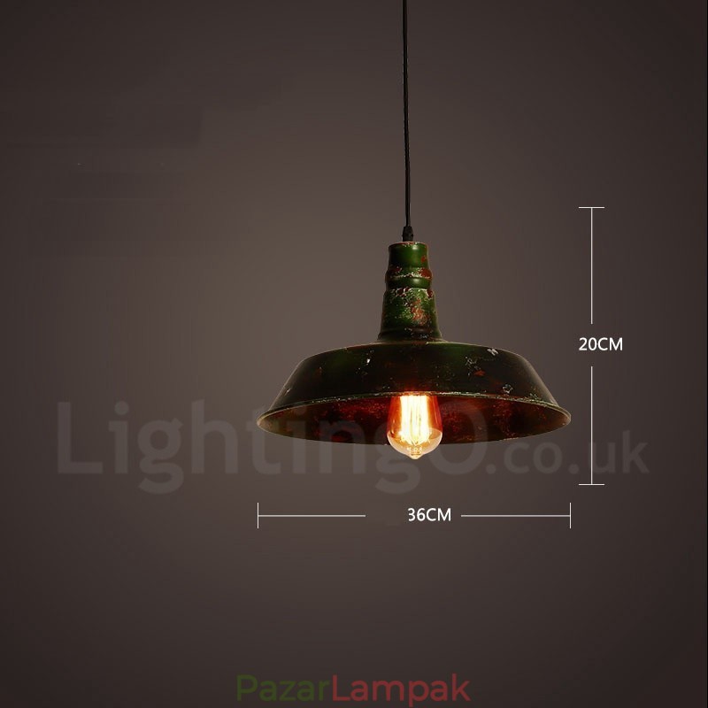 1 világos rusztikus nyaraló Retro Vintage függő fényű loft
