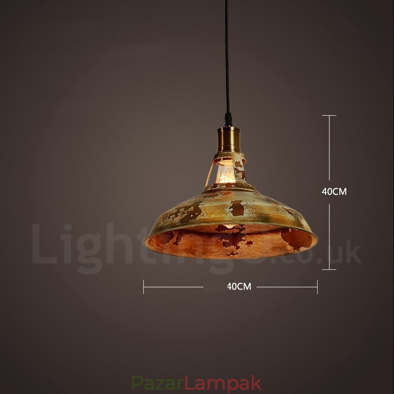 1 világos rusztikus nyaraló Retro Vintage függő fényű loft