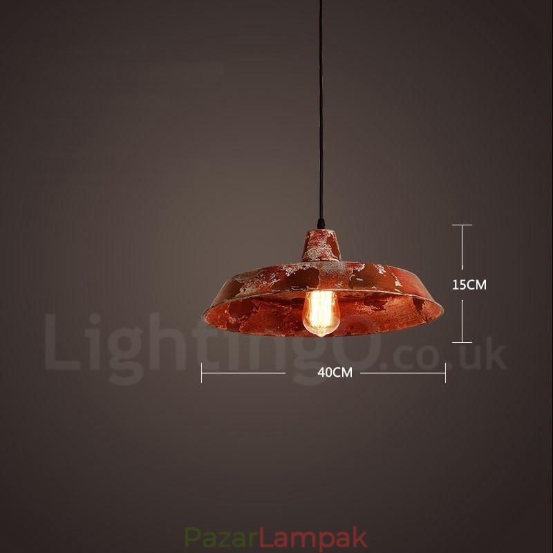 1 világos rusztikus nyaraló Retro Vintage függő fényű loft