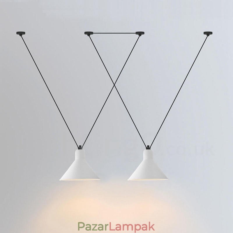 3 könnyű, modern, modern függesztékes mennyezeti lámpa