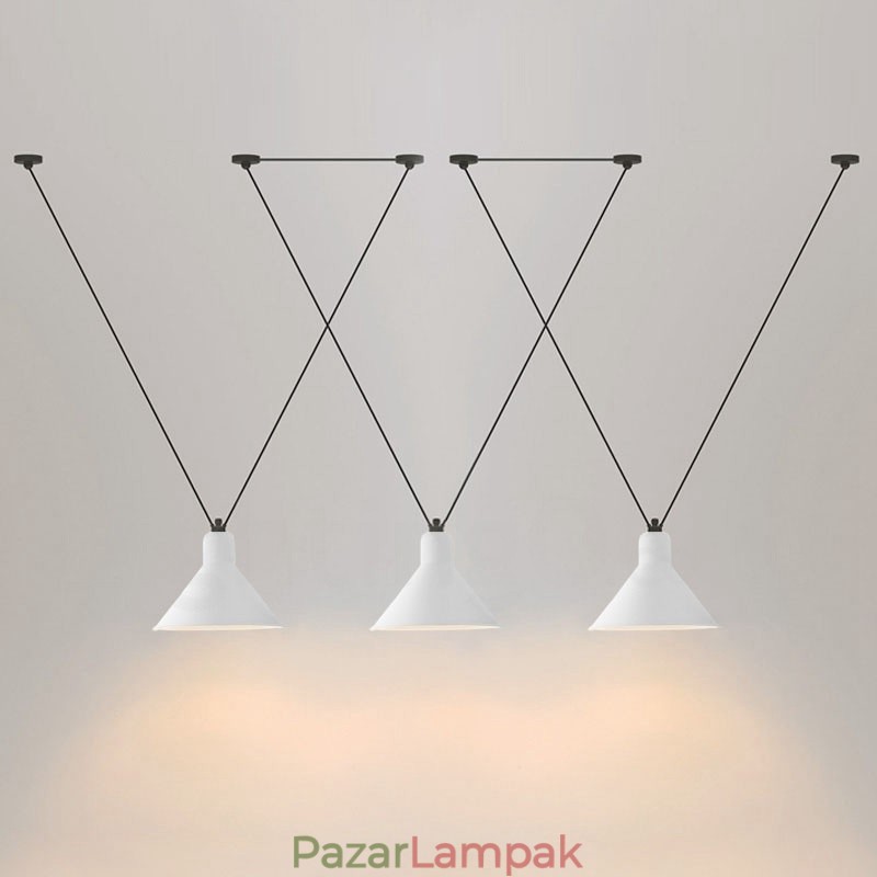 3 könnyű, modern, modern függesztékes mennyezeti lámpa
