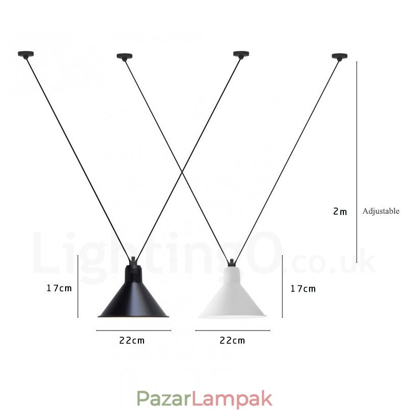 3 könnyű, modern, modern függesztékes mennyezeti lámpa
