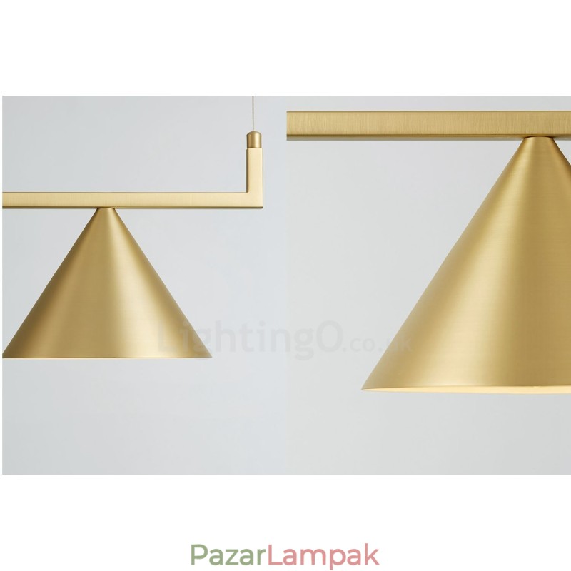 3 könnyű, modern, modern függesztékes mennyezeti lámpa