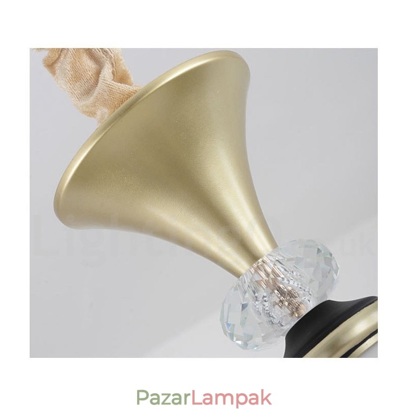 Modern kortárs retro luxus kristály függőlámpa csillár üveg ernyővel