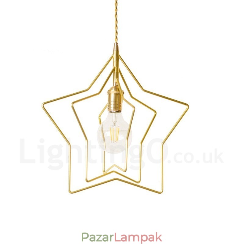 Modern, kortárs 1 világos sárgaréz függőlámpa ernyővel