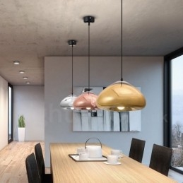 Modern, kortárs 1 világos üveg függeszték, üvegernyővel