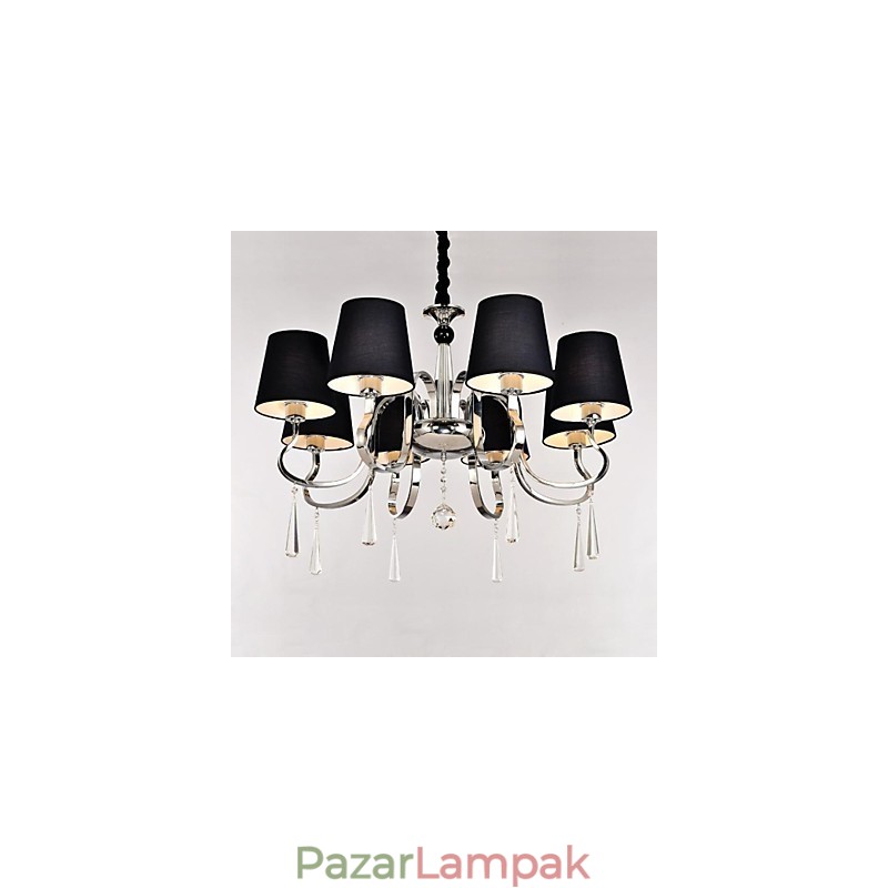 Hagyományos klasszikus nikkel fém csillár