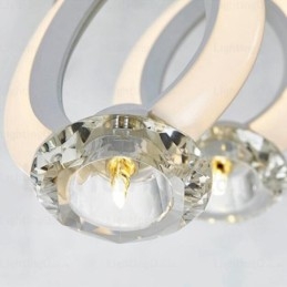 1 Light Modern modern függeszték, kristály ernyővel