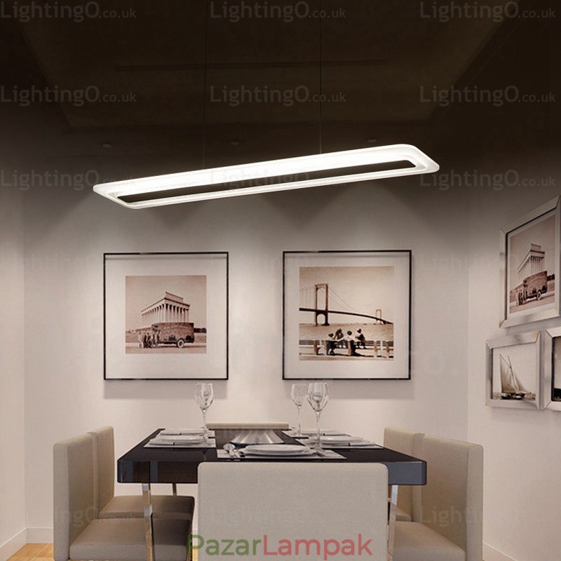 1 Light Modern, modern függőlámpa akril árnyalattal