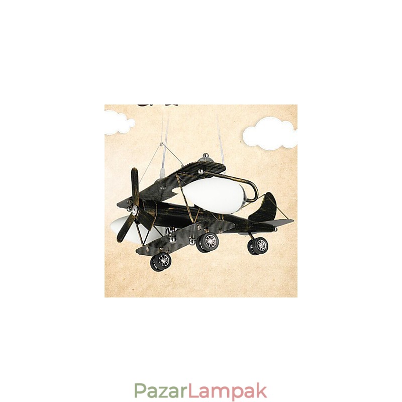 Gyermek lámpa Repülő lámpák és lámpák lámpa Fiú Rajzfilm világítás