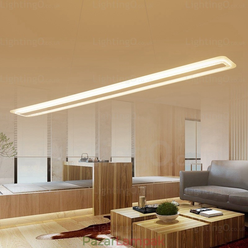 1 Light Modern, modern függőlámpa akril árnyalattal