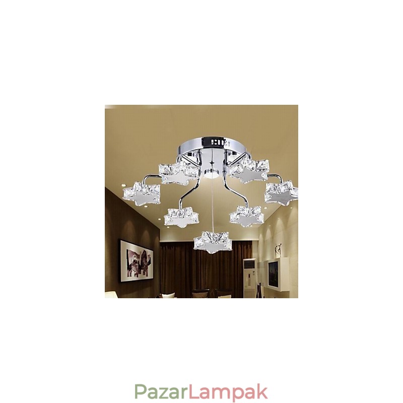Falba szerelhető 7 Light Modern galvanizált rozsdamentes