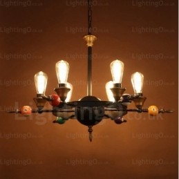 4 Light Country Rusztikus Vintage Retro függőlámpa