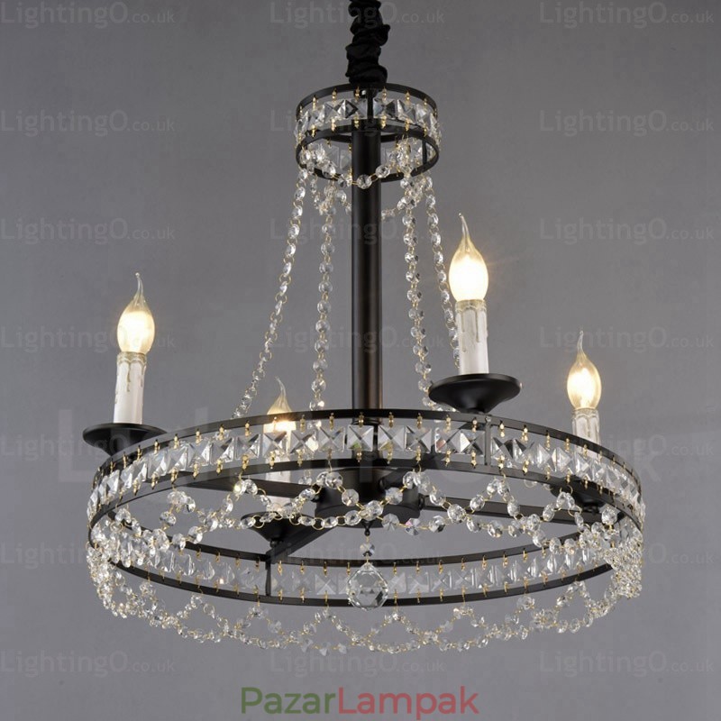 4 Light Country rusztikus függőlámpa