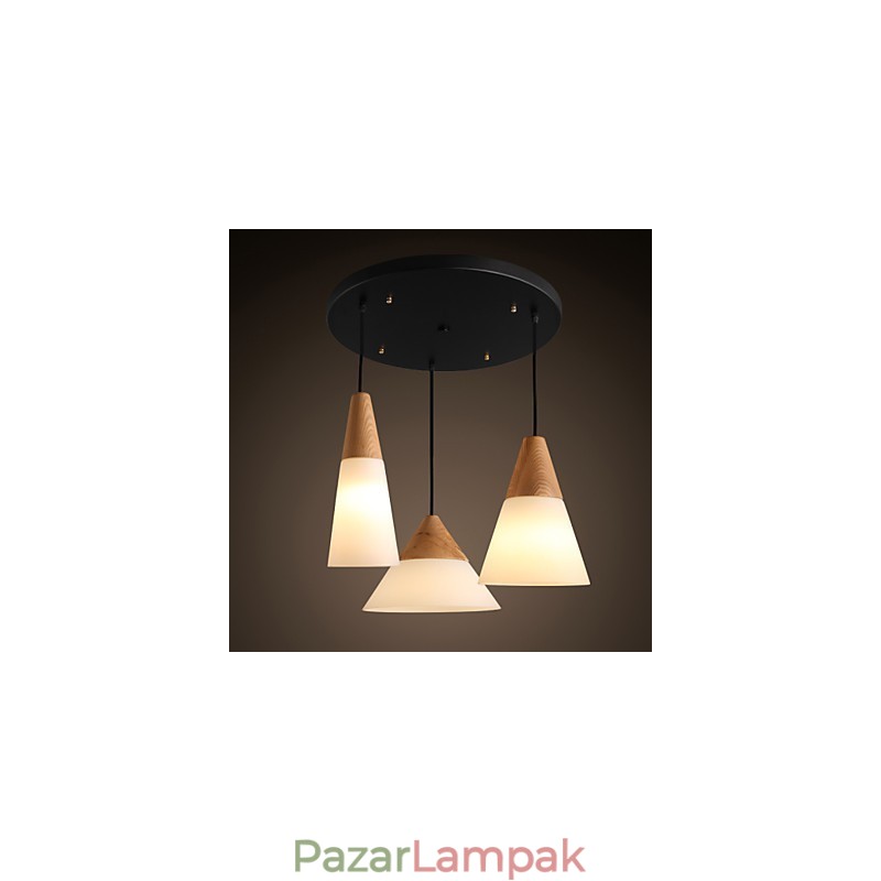 Csillár Mini stílusú Modern kortárs fém 3 fényű függőlámpa