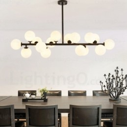 16 Light Nordic függőlámpa üvegernyővel