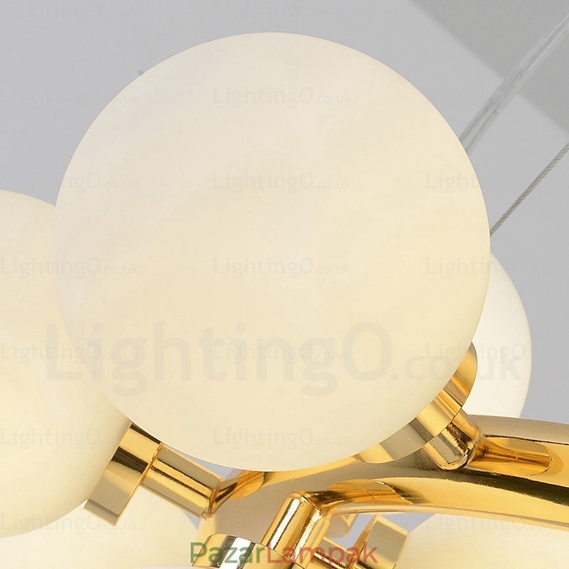 25 Light Nordic függőlámpa üvegernyővel