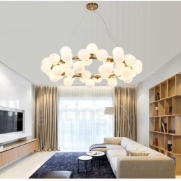 25 Light Nordic függőlámpa üvegernyővel