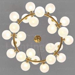 25 Light Nordic függőlámpa üvegernyővel