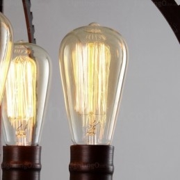 4 Light Vintage Retro függőlámpa