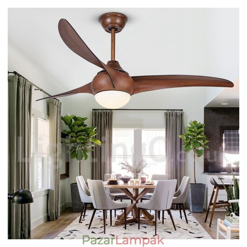 52"-es rusztikus mennyezeti mennyezeti ventilátor