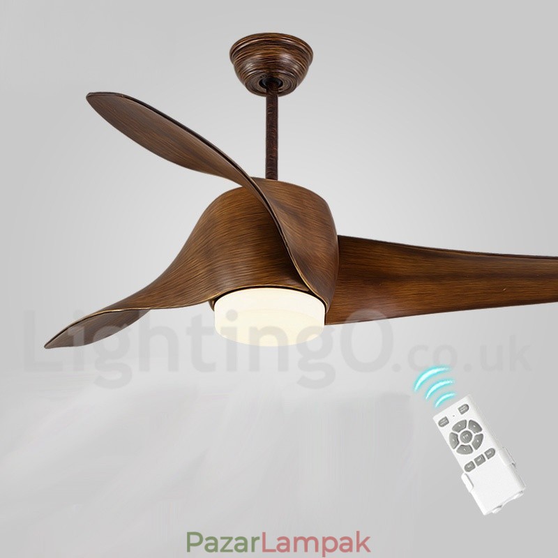 52"-es európai stílusú, modern, kortárs divatos mennyezeti ventilátor