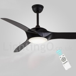 52"-es európai stílusú, modern, kortárs divatos mennyezeti ventilátor
