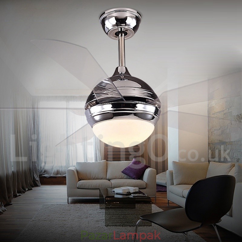 52"-es európai stílusú, modern, kortárs divatos mennyezeti ventilátor