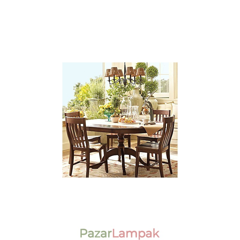 Rusztikus Lodge galvanizált csillár