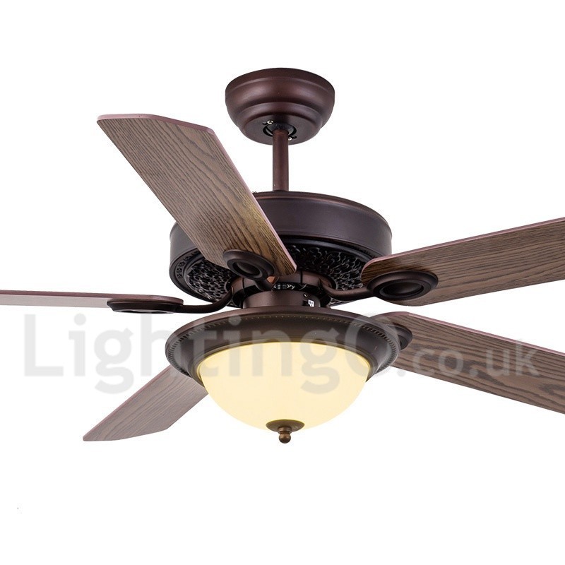 42" 48" 52" Country Retro Rusztikus Lodge Vintage mennyezeti ventilátor