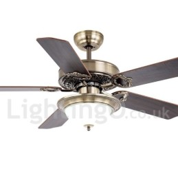 42" 48" 52" Country Retro Rusztikus Lodge Vintage mennyezeti ventilátor