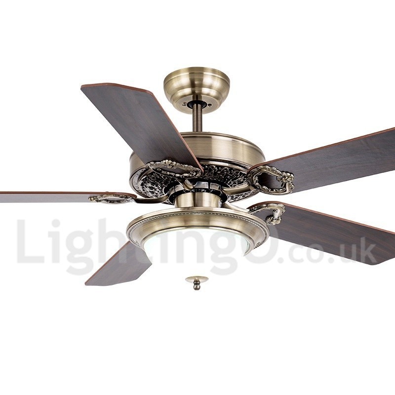 42" 48" 52" Country Retro Rusztikus Lodge Vintage mennyezeti ventilátor