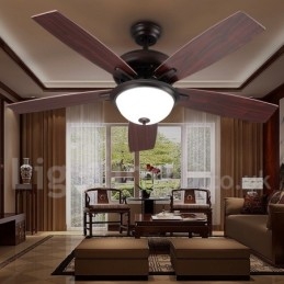 52" Country Retro Rusztikus Lodge Vintage mennyezeti ventilátor