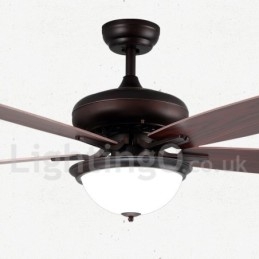 52" Country Retro Rusztikus Lodge Vintage mennyezeti ventilátor