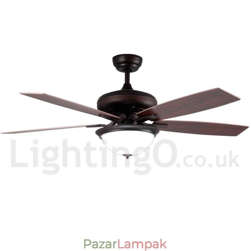 52" Country Retro Rusztikus Lodge Vintage mennyezeti ventilátor