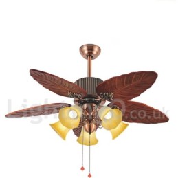 48" Country Retro Rusztikus Lodge Vintage mennyezeti ventilátor