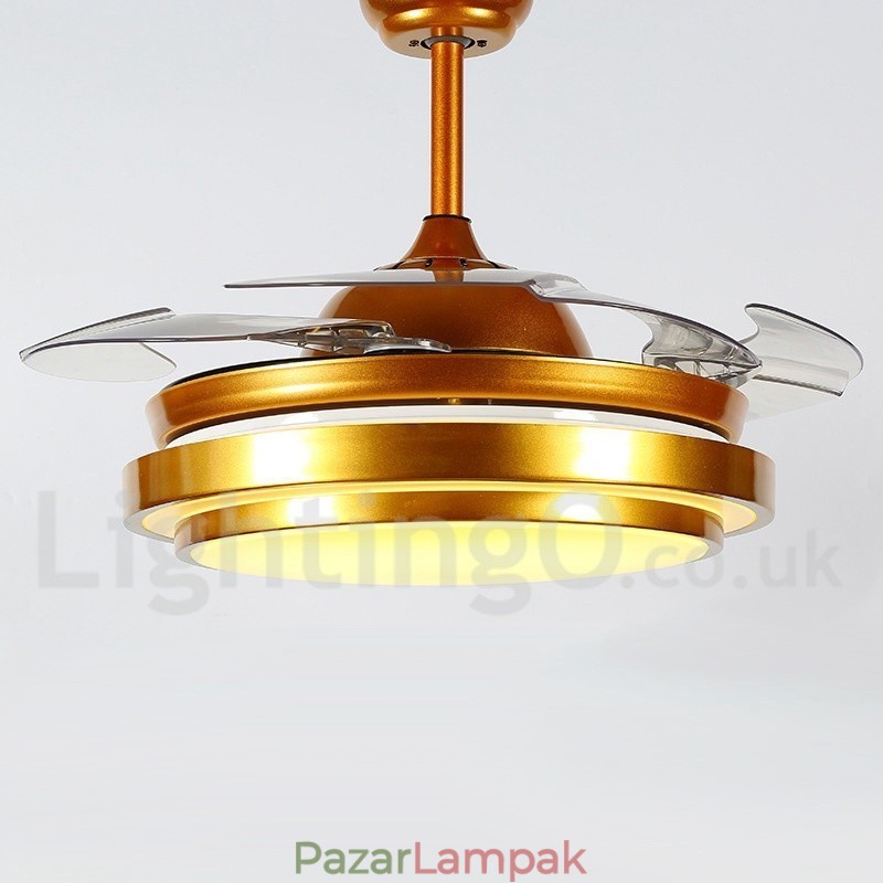 36"-os európai stílusú, modern, kortárs mennyezeti ventilátor