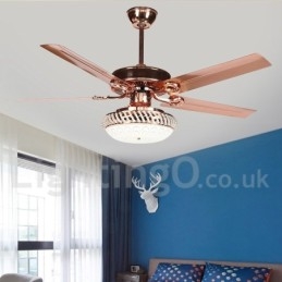 52"-es európai stílusú, modern, kortárs mennyezeti ventilátor