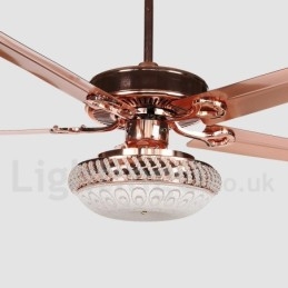 52"-es európai stílusú, modern, kortárs mennyezeti ventilátor