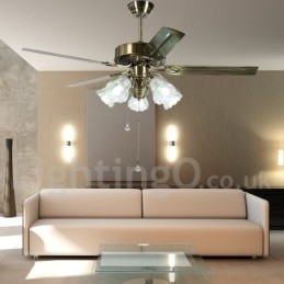 52" európai stílusú vintage mennyezeti ventilátor