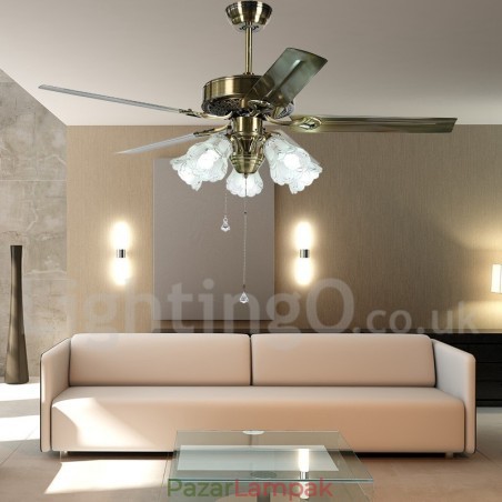 52" európai stílusú vintage mennyezeti ventilátor 52" európai stílusú vintage mennyezeti ventilátor