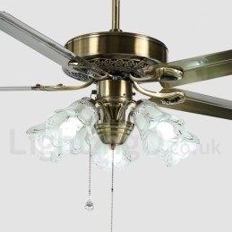 52" európai stílusú vintage mennyezeti ventilátor